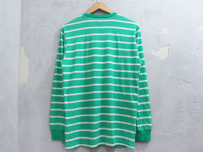 Supreme 'Printed Stripe L/S Top'長袖 Tシャツ ストライプ ロンT 