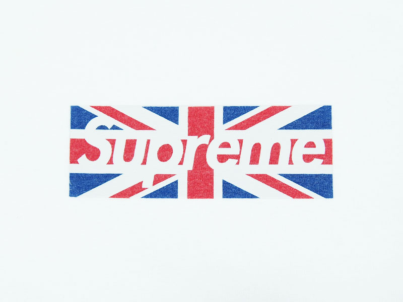 Supreme ロンドンオープン記念 'UK Box Logo L/S Tee'ボックスロゴ