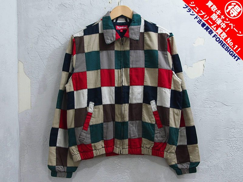 Supreme patchwork harrington jacket M 美品