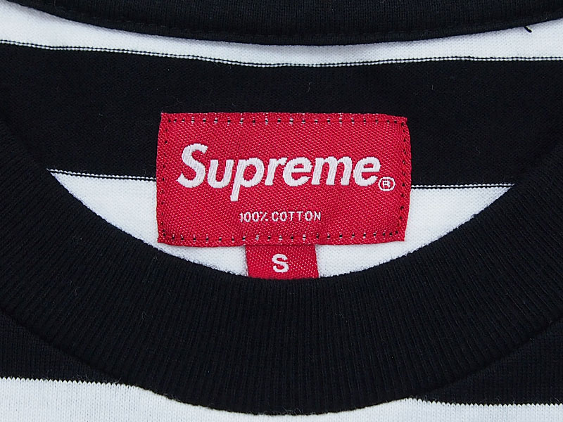 Supreme 'Flags L/S Top'長袖 Tシャツ カットソー ロンT Tee ボーダー 
