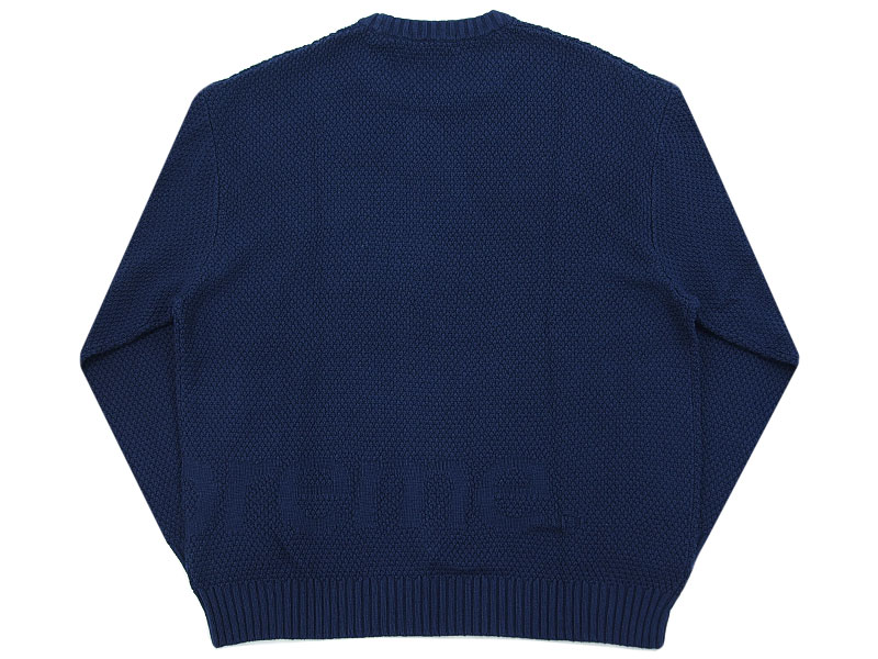 Supreme 'Textured Small Box Sweater'テクスチャード スモール 