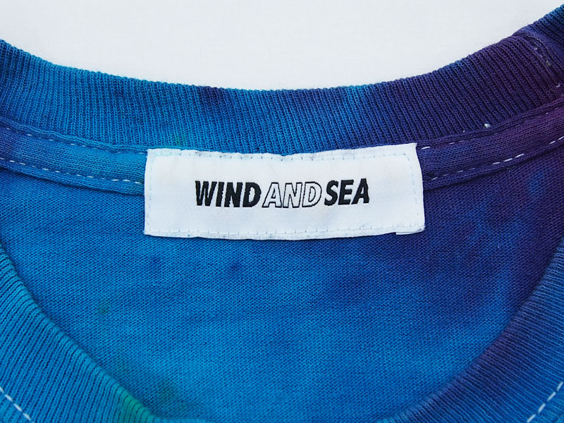 WIND AND SEA 'LONG SLEEVE CUT-SEWN TIEDYE'タイダイ 長袖 Tシャツ
