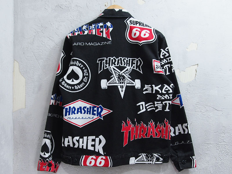 Supreme Thrasher Work Jacket スラッシャー L 黒