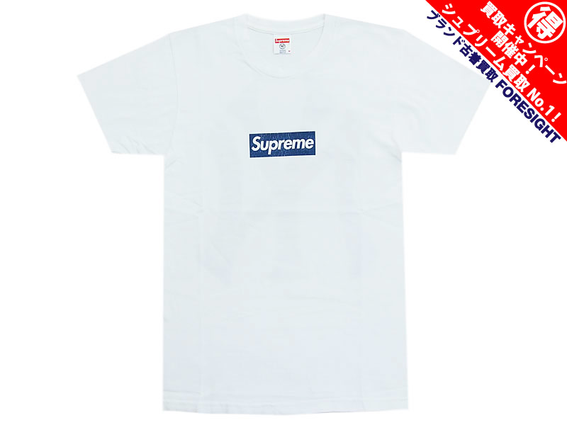 supreme yankees box logo Tシャツ 白 M