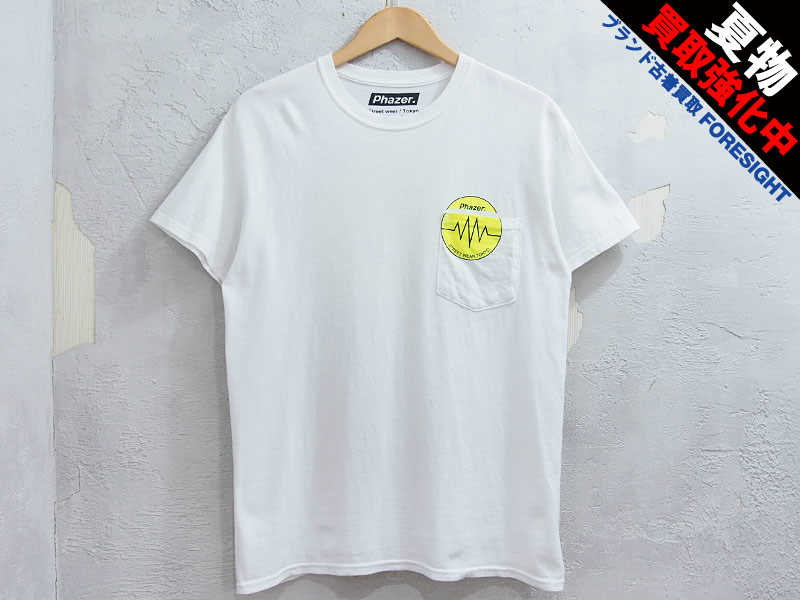 Phazer Tokyo ポケット Tシャツ 白 ホワイト M フェイザートーキョー