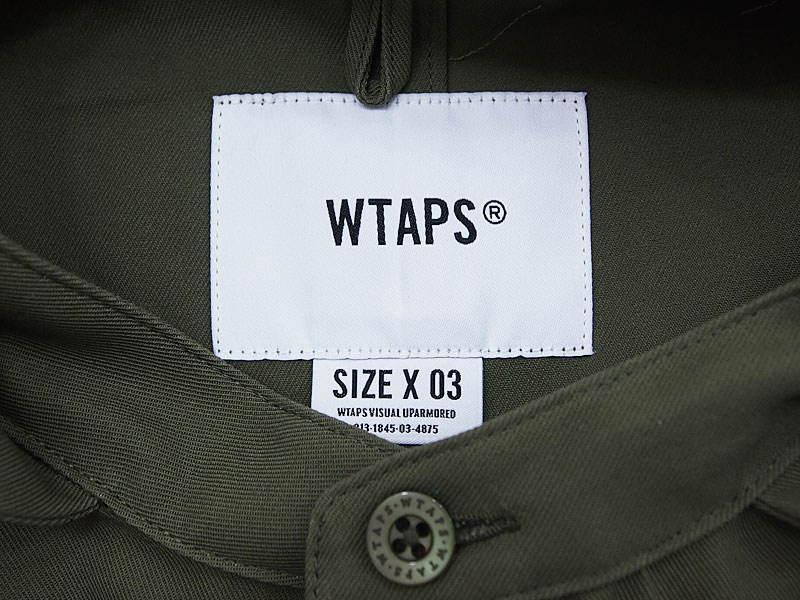 WTAPS 'FALCONER / LS / COTTON . TWILL'フード付きロングシャツ 