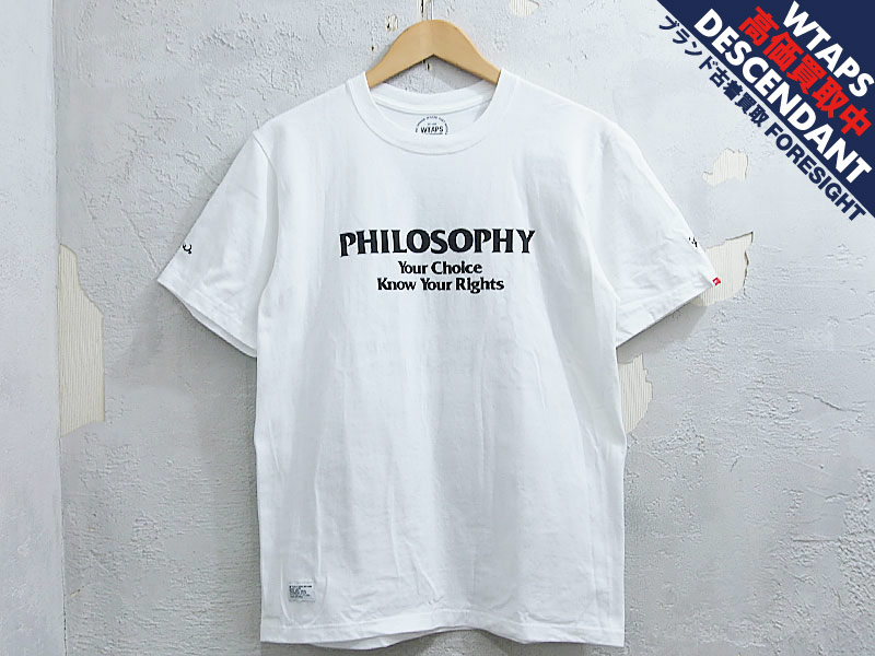 WTAPS 'PHILOSOPHY TEE'Tシャツ WAY OF LIFE 13SS M フィロソフィー