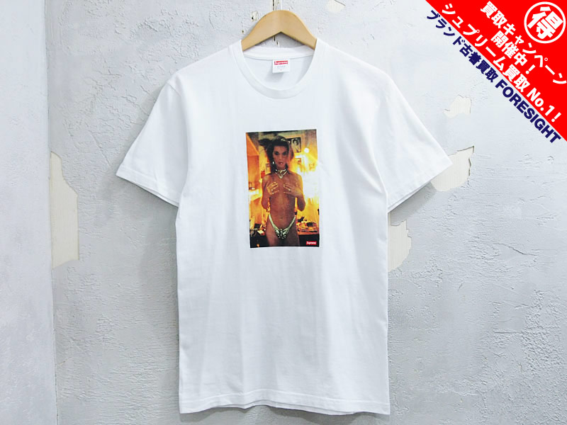 Supreme×Nan Goldin 'Kim in Rhinestone Tee'Tシャツ ナンゴールド
