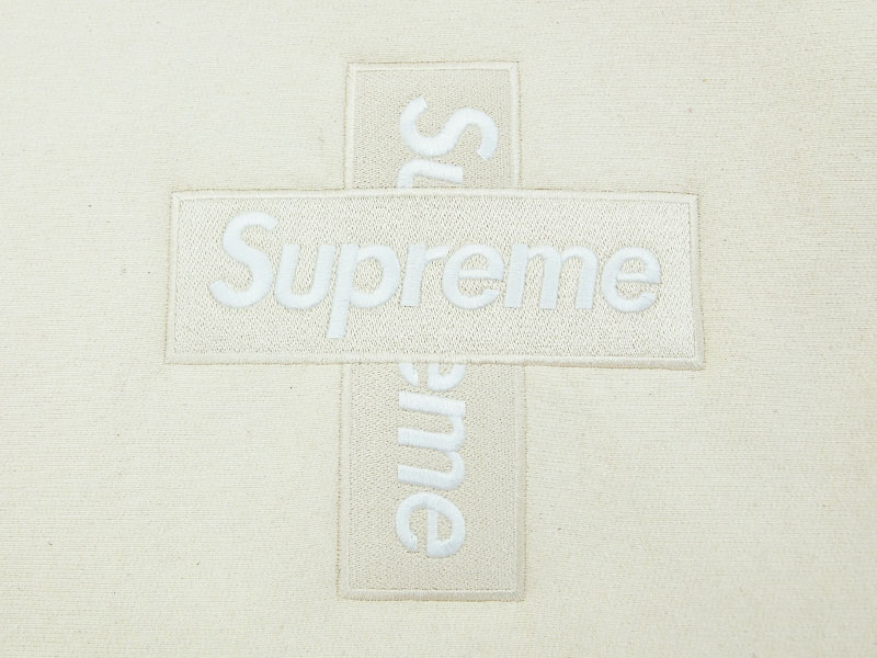 Supreme Cross Box Logo Tee Natural M
