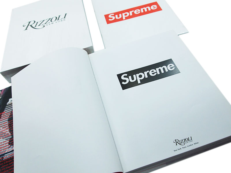 Supreme×Rizzoli 15周年記念 'Supreme Book'写真集 リッゾーリ ハード