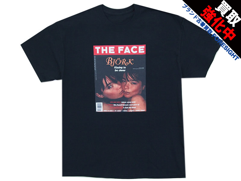 Fragment design×THE FACE 'COVER TEE / BJORK'Tシャツ ビョーク 黒 ...