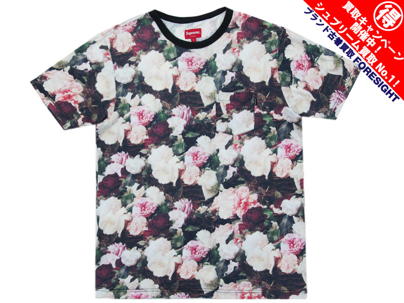 Supreme 'Power,Corruption, Lies Tee'Tシャツ PCL バラ 薔薇 花柄