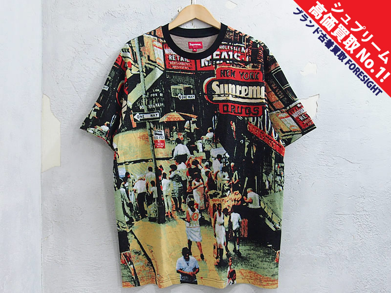 Supreme 'Street Scene Jacquard S/S Top'Tシャツ 総柄 ストリート ...