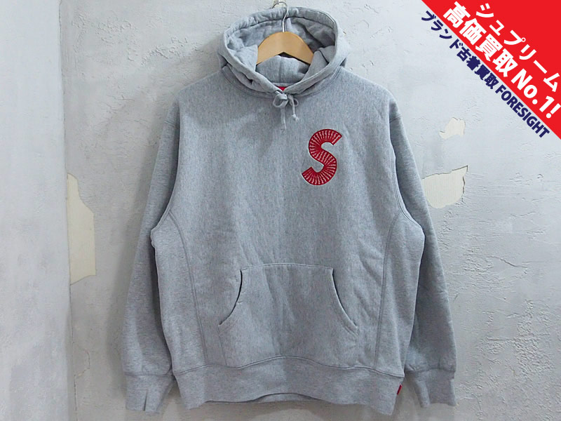 Supreme 'S Logo Hooded Sweatshirt'フーデッドスウェットシャツ プル