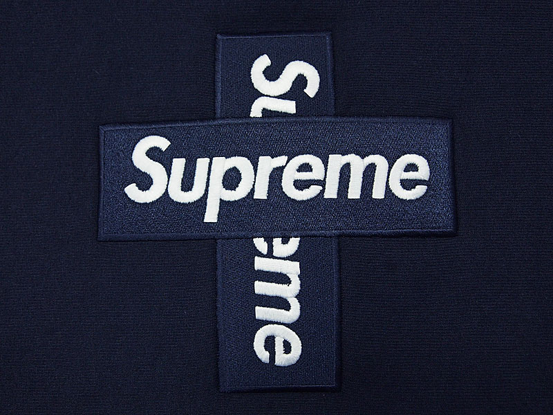 Supreme 'Cross Box Logo Hooded Sweatshirt'パーカー プルオーバー
