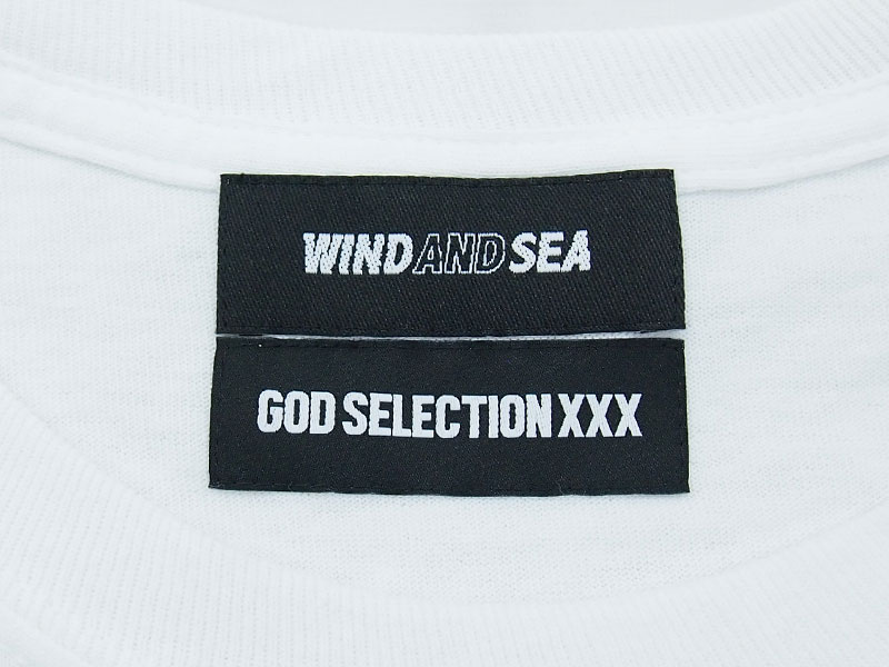 WIND AND SEA × GOD SELECTION XXX 'L/S T-SHIRT'長袖Tシャツ ロンT 白 