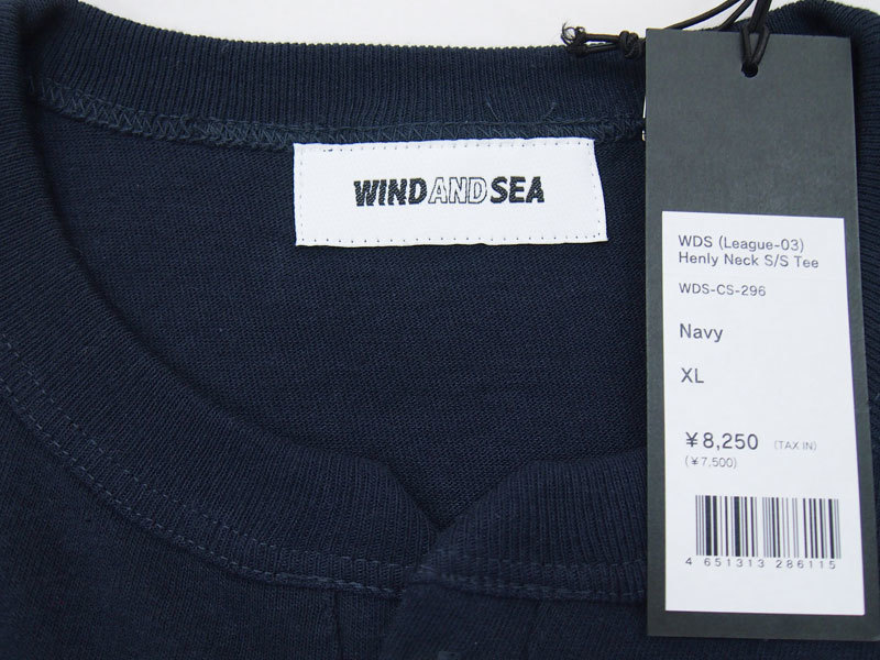 wind and sea HENLY NECK TEE