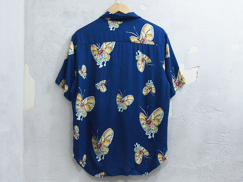supreme gonz butterfly rayon shirt sizeL