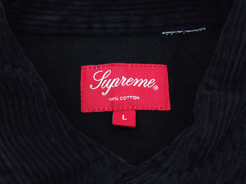 Supreme 'Script Canvas Snap Shirt'キャンバス シャツ スクリプト