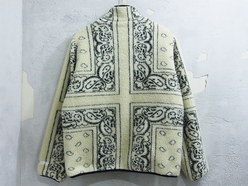 Supreme 'Reversible Bandana Fleece Jacket'リバーシブル バンダナ 