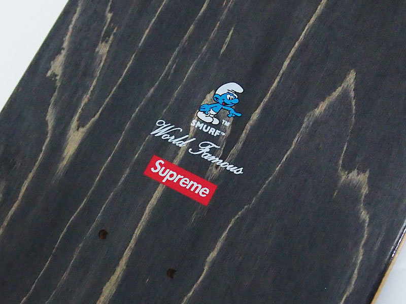 Supreme Smurfs Skateboard Purple