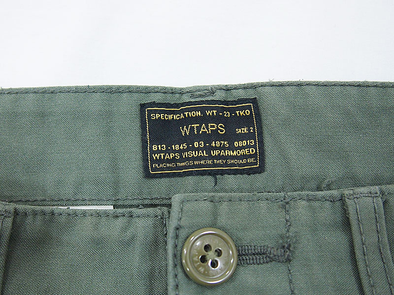 WTAPS 'M-65 / TROUSERS .NYCO .SATIN'カーゴ トラウザーズ カーゴ
