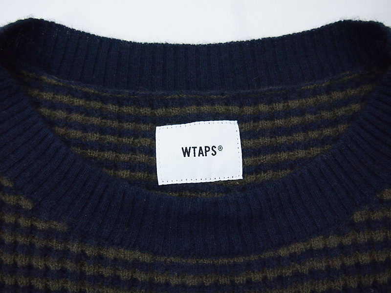 WTAPS ALL 02 SWEATER ワッフル セーター 藍染
