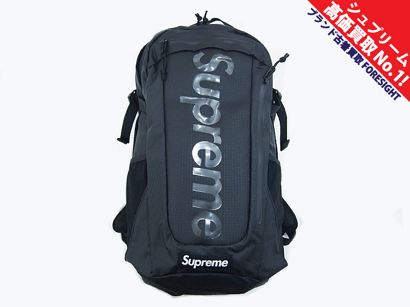 Supreme 'Backpack'バックパック 21SS 黒 ブラック ロゴ シュプリーム
