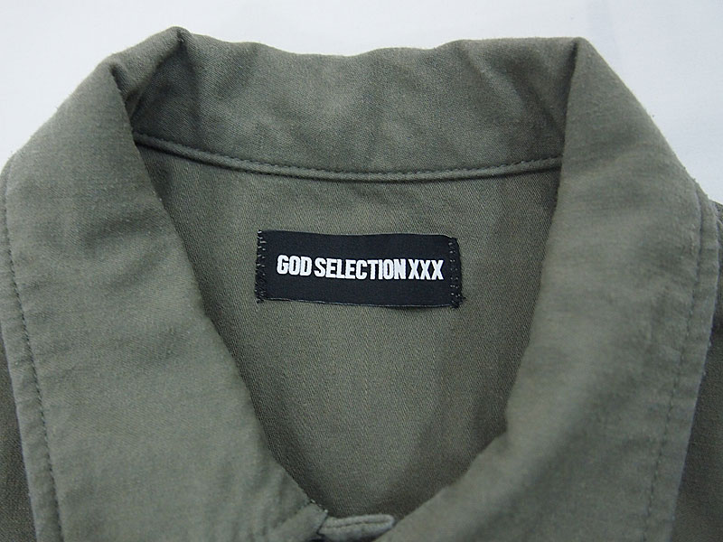 GOD SELECTION XXX MILITARY SHIRTミリタリーシャツ