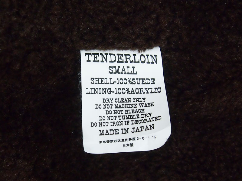 品質満点！ レア 1st モデル 10AW TENDERLOIN T-SADDLE SUEDE JKT