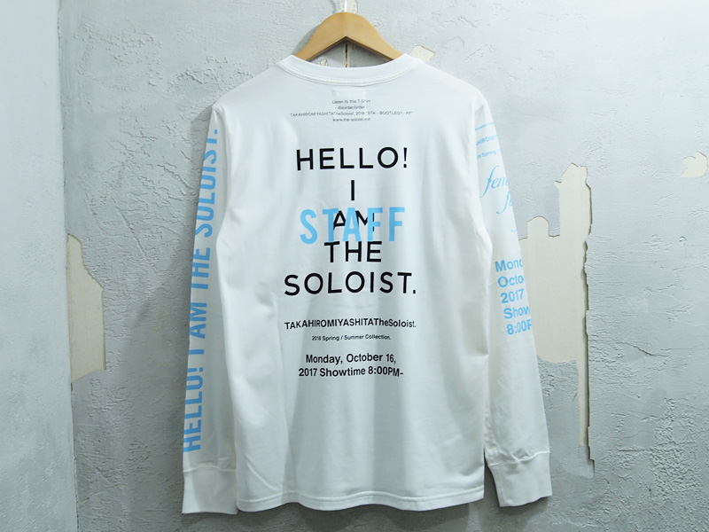 TAKAHIROMIYASHITA THE SOLOIST STA-BOOTLEG L/S TEE 長袖 Tシャツ 