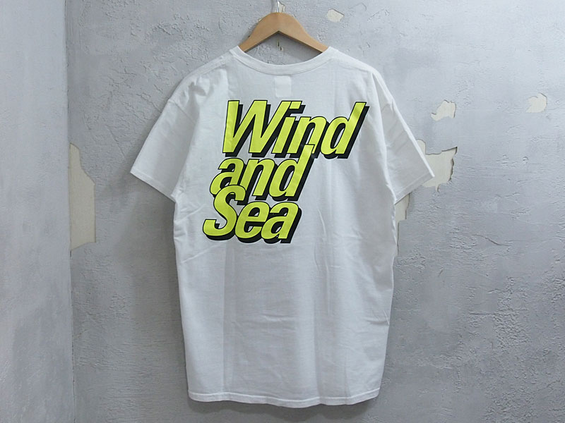 WIND AND SEA Tシャツ ウィンダンシー ホワイト 白 L WDS ロゴ 