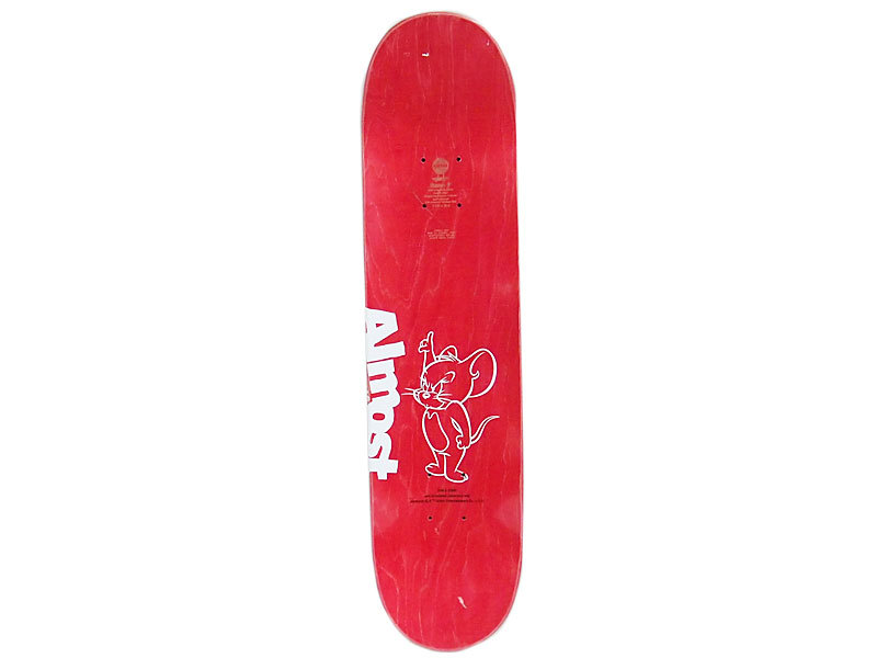 ALMOST SKATEBOARDS 'Daewon Song Jerry White Lines Skateboard Deck