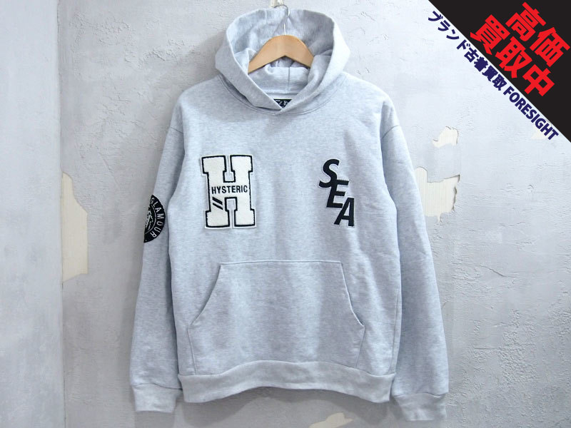 wind and sea hysteric glamour hoodieパーカー