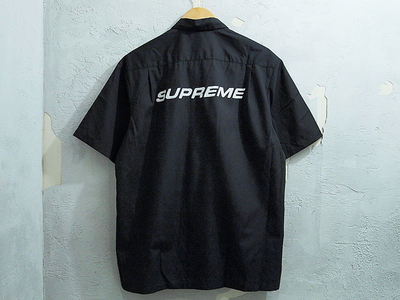 Supreme 'Bowling Zip S/S Shirt'半袖 ボウリング シャツ ジップ ロゴ 