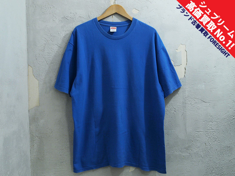 Supreme 'Crash Tee'Tシャツ クラッシュ シュプリーム ロイヤル 青 XL