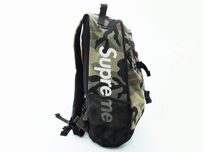 Supreme 'Logo Backpack'サイドロゴ バックパック リュック 14SS カモ 