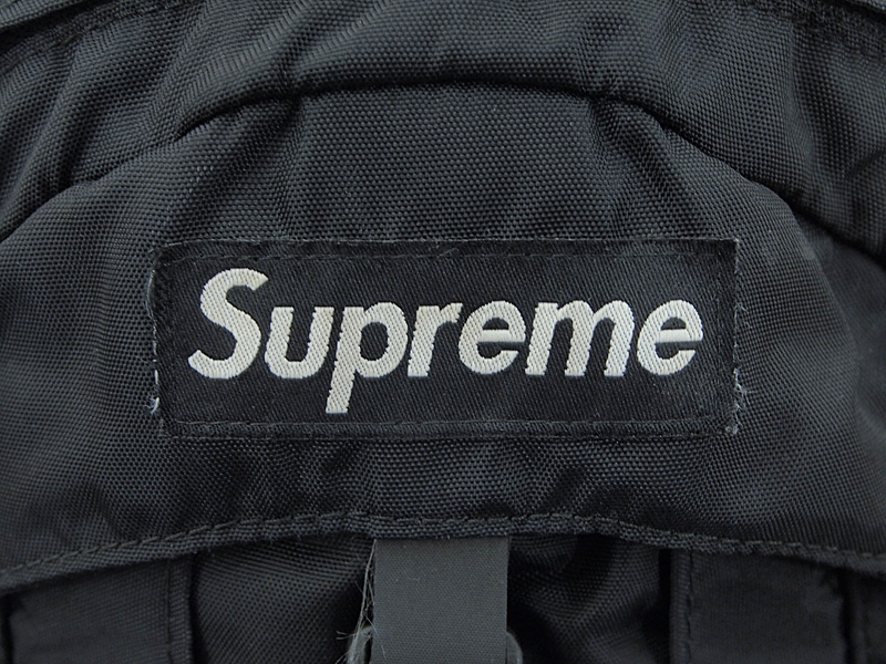 Supreme 'Backpack'バックパック リュック 17代目 黒 ブラック Black