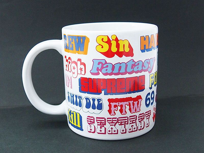 Supreme × HYSTERIC GLAMOUR 'Ceramic Coffee Mug'コーヒー マグカップ 