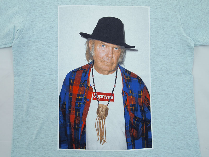 Supreme 'Neil Young Tee'Tシャツ ニールヤング フォト Heather