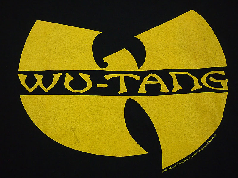 Wu Tang Clan 2007年 ‘Classic Logo Tee’Tシャツ ロゴ ウータンクラン 黒 ブラック M TENNESSEE  RIVER - ブランド古着の買取販売フォーサイト オンラインストア