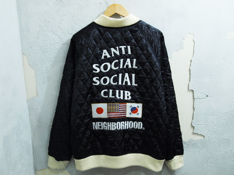 NEIGHBORHOOD × ANTI SOCIAL SOCIAL CLUB 'ASSC . SOUVENIR / E-JACKET 