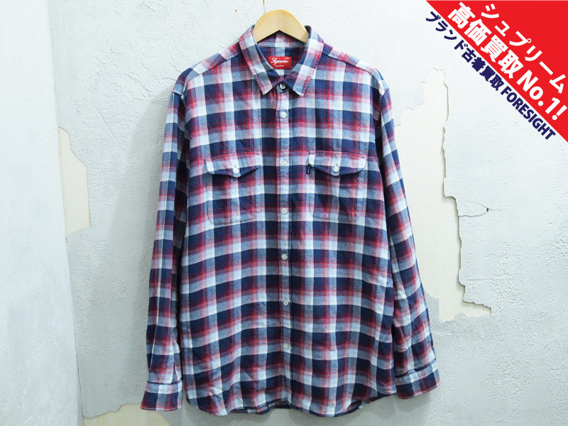 Supreme 'Heavy Plaid Flannel Shirt'チェック ネルシャツ プレイド