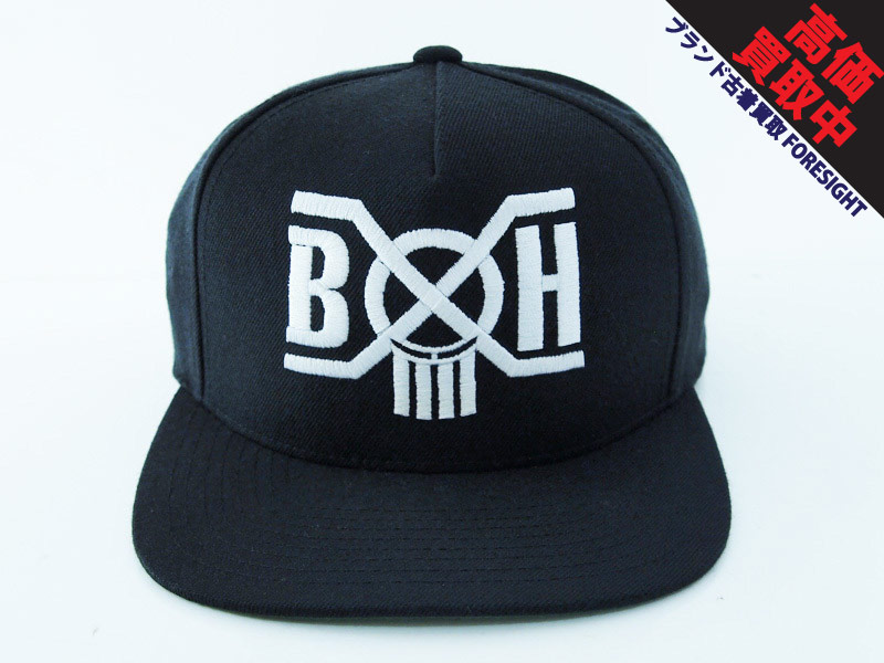 BOUNTY HUNTER 'BxH Logo Snap Back Cap'スナップバック キャップ 黒