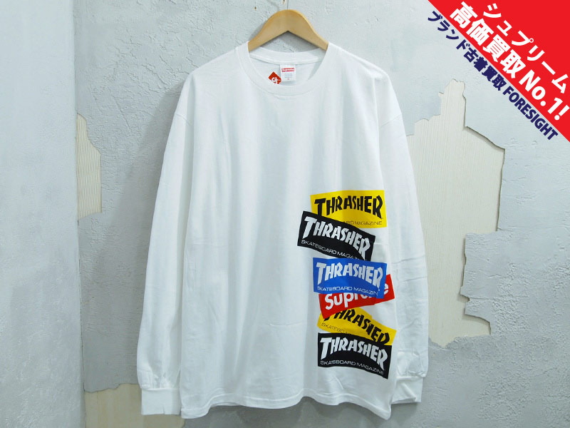 Supreme × Thrasher 'Multi Logo L/S Tee'長袖 Tシャツ ロンT ロング ...