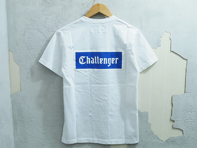 CHALLENGER 'LOGO PATCH TEE'ロゴ パッチ ポケット Tシャツ ワッペン S