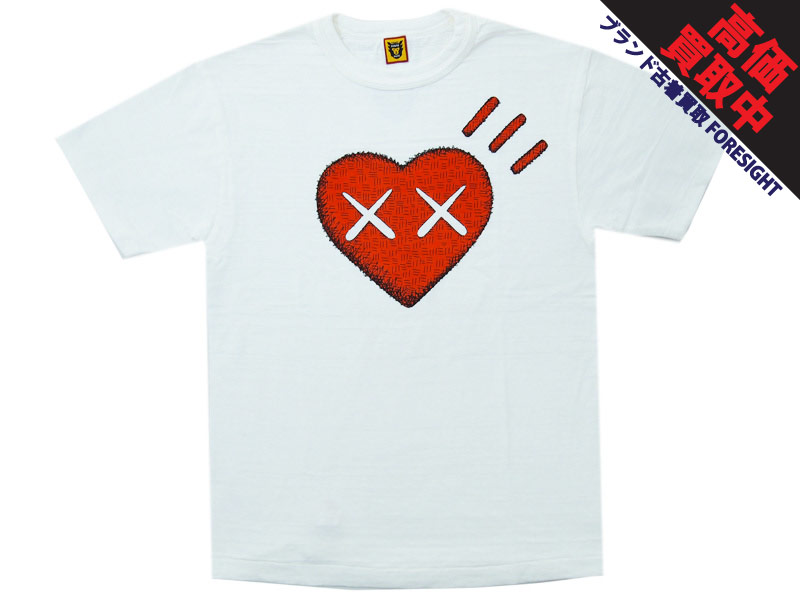 Kaws × Human Made Logo T-Shirt White Mトップス