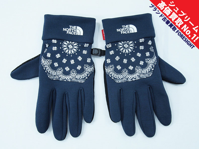 Supreme × THE NORTH FACE 'Bandana ETIP Glove'グローブ 手袋
