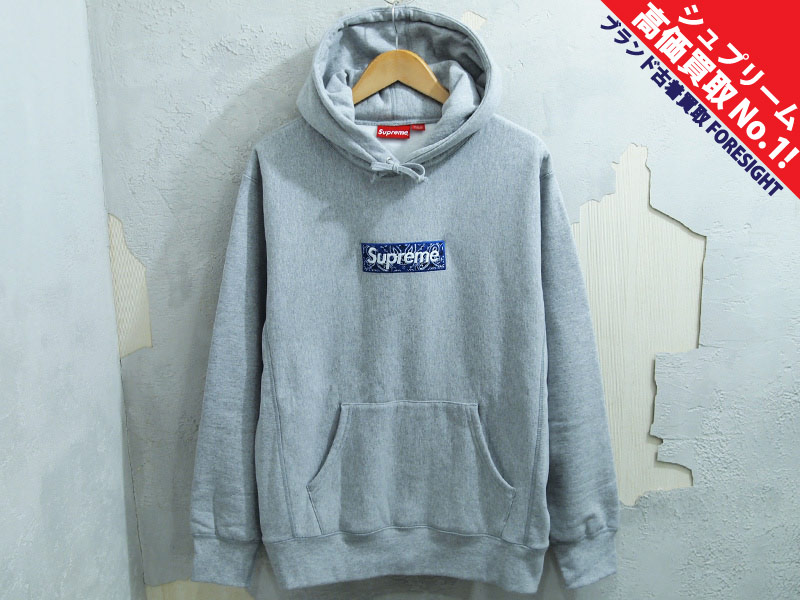 Supreme 'Bandana Box Logo Hooded Sweatshirt'パーカー フーディー