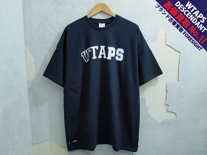 WTAPS 'RANSOM / SS / COTTON TEE'Tシャツ ロゴ ネイビー 紺 NAVY 04 
